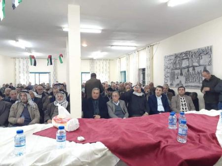 اتمام مراسم الصلح بين ال جرار و ال خلوف في برقين