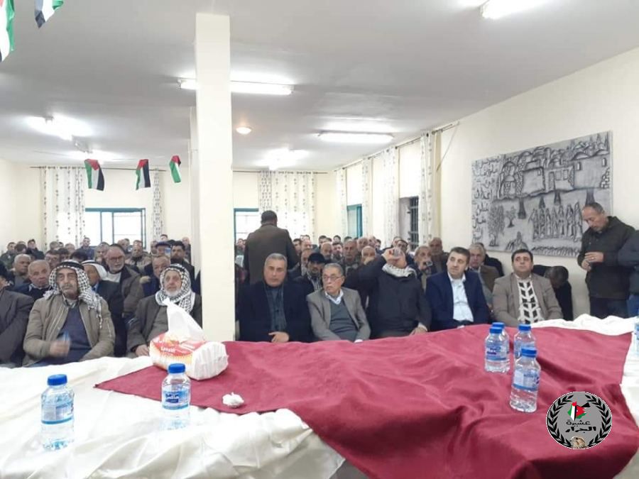 اتمام مراسم الصلح بين ال جرار و ال خلوف في برقين