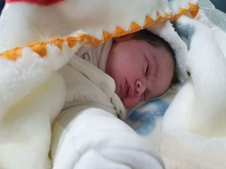 مبارك المولودة ميرا عمرو وليد جرار