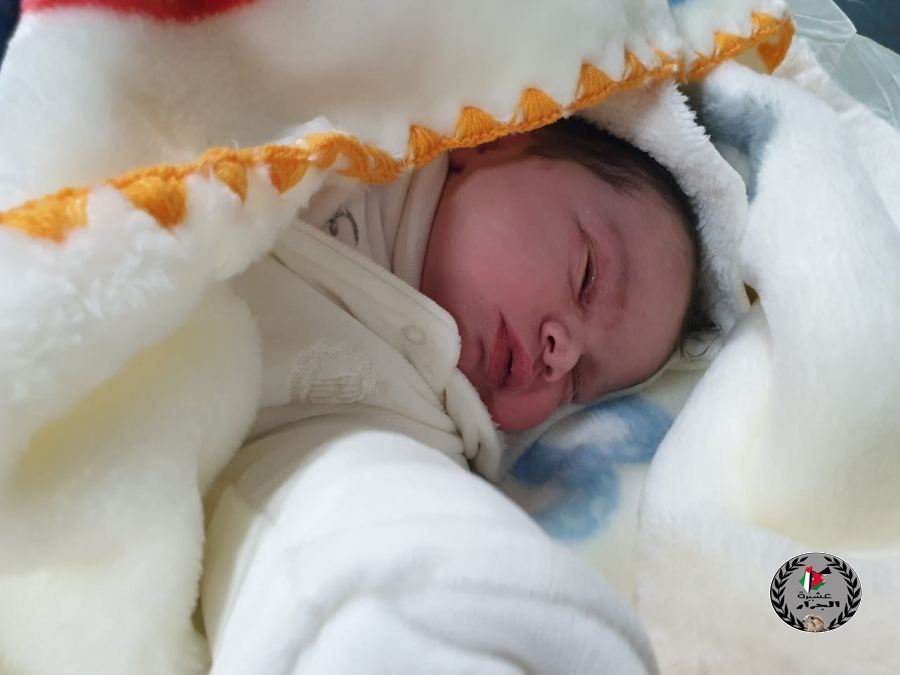 مبارك المولودة ميرا عمرو وليد جرار