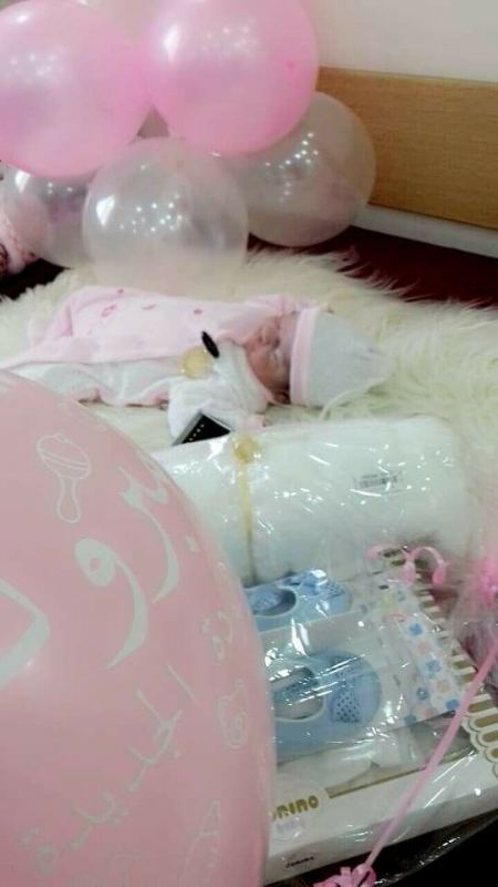 تهنئة لابن العم محمد صالح جرار بمناسبة قدوم المولودة " بشرى " 