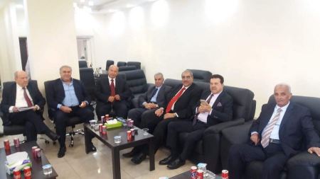 مشاركة أبناء عشيرة ال جرار في اجتماع جمعية جنين في عمان