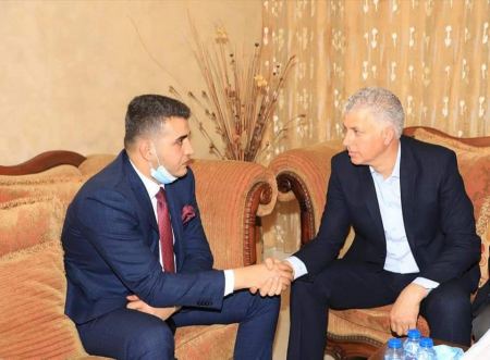 الف مبارك ابن العم يزيد نصفت جرار بمناسبة عقد قرانه 