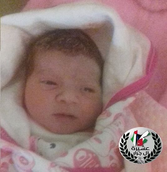 تهنئة مقدمة لابن العم عبود جرار بمناسبة المولودة الجديدة