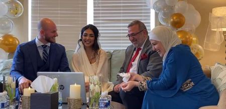 نهنئ ابن العم بشار غازي جرار بمناسبة زفاف كريمته (ترتيل)