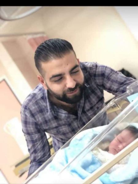 تهنئة لابن العم محمد صبحي امين جرار بقدوم المولود الجديد