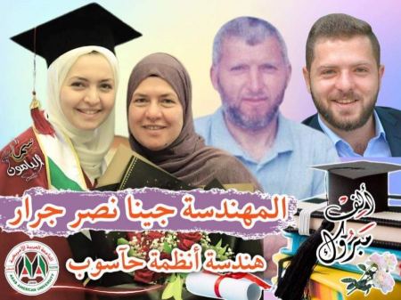 نهنئ بنت العم جـينـآ نصر جـرآر بمناسبة التخرج 