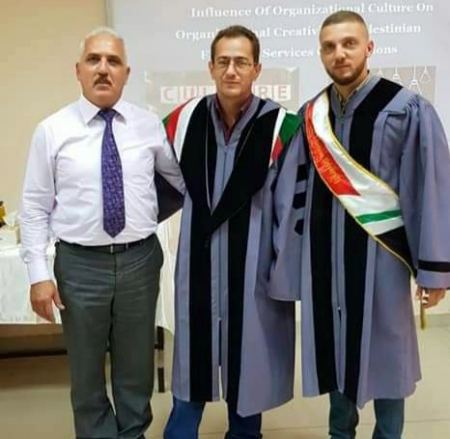 تهنئة مقدمة لابن العم " ليث مهدي محمود جرار " بمناسبة الحصول على درجة الماجستير في التخطيط الاستراتيجي و تجنيد الاموال - مبــــــــارك