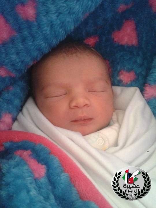 مبارك المولود الجديد لابن العم فريد محمد جرار